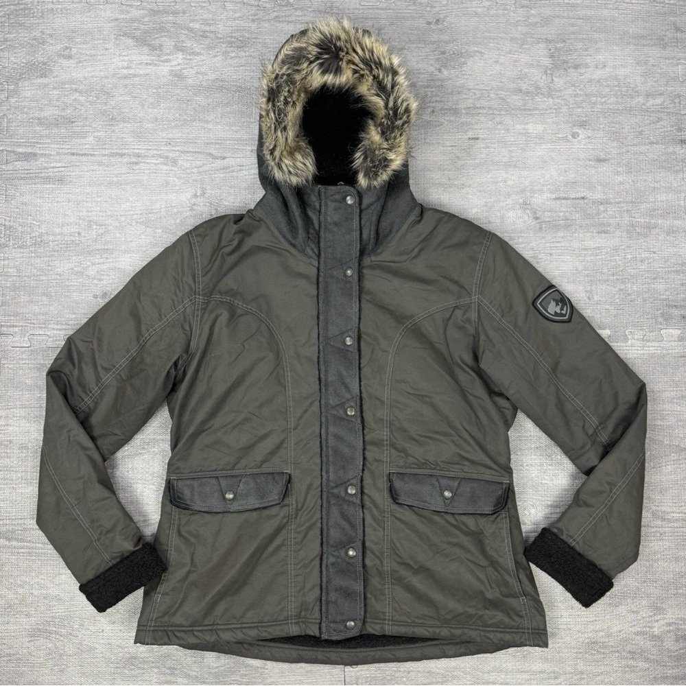 Kuhl Women's Charcoal Hooded Ski Jacket